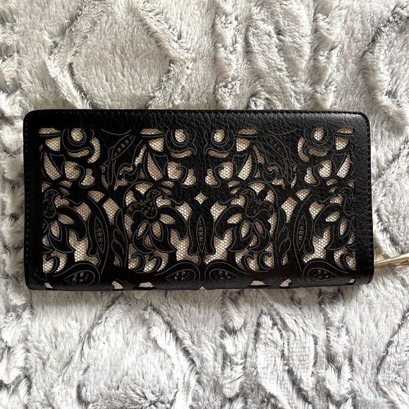 NWOT Aldo Black & Gold Wallet - Picture 3 of 4